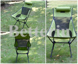 Green Picnic Chair Portable Camping Chair with a Pillow Used for Outdoor Activities