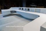 Large Size Hospital/Office Curved Information Counter Table Office Furniture