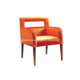 Luxury Hotel Room Furniture Lobby Wood Grain Chair (JY-F24)