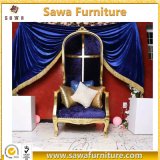 High Back Upholstered Wedding King Chair Throne