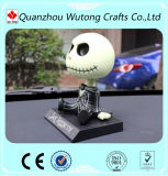 Custom Handmade Resin Skull Bobble Head for Car Decoration