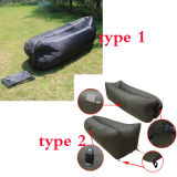 Outdoor Camping Inflatable Lounger Air Filled Lay Bag Sleeping Sofa