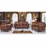 Fabric Sofa Set / Living Room Sofa / Wooden Sofa (929A)