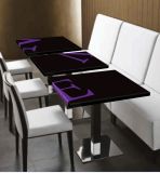 Corian Restaurant Dining Table, Cafe Table, Carved Dining Table