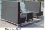 Outdoor Rattan Restaurant Booth&Table