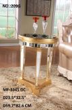 2017 Antique Gold & Silver Side Table
