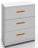 Square Series Steel 3-Drawer Lateral Filing Cabinet (SQ-3D)