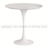 Artificial Marble Tulip Table with Aluminum Table Base for Restaurant (SP-GT353)