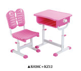 Adjustable School Desk and Chair K026c+KZ12