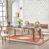 Big Size Rectangular Dining Table and Chairs for Villa Used