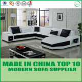 White U Shaped Modern Sofa