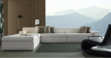 Home Furniture Italy Modern L Shape Sectional Fabric Corner Sofa