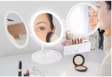 New Design 7 Inch Three Face Table Light LED Makeup Mirror