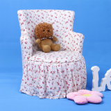 Fashion House Children Chair with Flower Fabric Printing (SF-59)