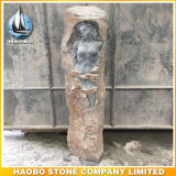 Basalt Stone Figure Sculpture Hand Carved