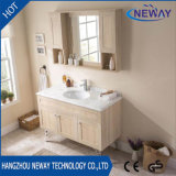 Floor Standing Wood Hotel Furniture with Mirror Cabinet