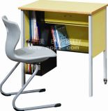 Sf-47f Guangzhou Manufacturer Wood Middle School Student Desk and Chair