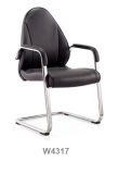 Modern Black School PU Leather Conference Chair