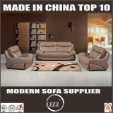 Middle Size Reception Furniture Office Leather Sofa for Asia