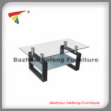 Hot Sale Glass Coffee Table with MDF Legs (CT069)