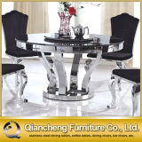 Home Furniture Dining Table Set Stainless Steel Base