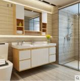Wall Mounted Wooden Waterproof Bathroom Cabinet
