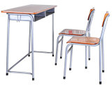School Sets Wood & Steel Double Study Classroom Table