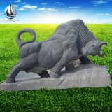 Outdoor Bull Stone Statue for Decoration