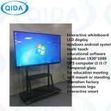 4K UHD LED Display Whiteboard Interactive Boards with Touch Panel Displays for Teaching