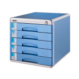 Metal 5 Drawers Lockable Office Standard File Storage Cabinet