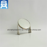 Rose Gold-Plated Round Shaped Double Sided Table Mirror Free Standing Makeup Table Mirror