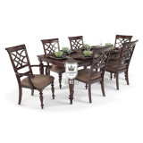 Solid Wood Furniture Dining Table with Chair