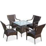 Foshan Cheap Garden Furniture Outdoor Rattan /Wicker Table and Chairs (Z355)