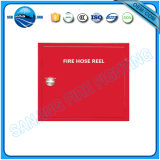 Red Metal Fire Hose Reel Cabinet
