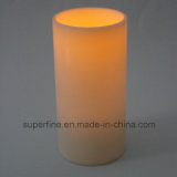 Amber Color Flickering Battery Operated Plastic LED Candles for Decoration