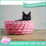 Wholesale Knitting Dog House Acrylic Pet Bed for Sale