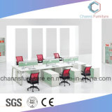 Durable Green Office Wooden Furniture Workstation