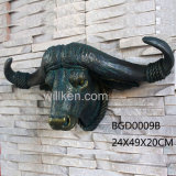 Polyresin Animal Cow Decoration Skull Bull Head Sculpture