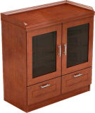 Luxury Appearance Metal Handle Wooden Storage Cabinet