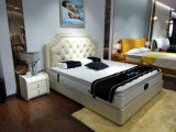 Modern Design Half Leather Soft Bed (SBT-33)