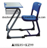 Popular Plastic Desk School Furniture with Drawer