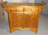Chinese Antique Furniture Carved Shrine Wooden Cabinet Lwb773