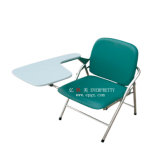 Fabric Padded School Chair Training Chair with Writing Tablet Stackable Conference Tablet Chair Wholesale