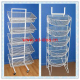 White Wire Display Stand/Multi Layers Advertising Stand (Ol-13)