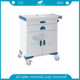 AG-Et016 Hospital Patient Used Convenient Medical Trolley with Drawers
