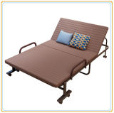 Thickness Mattress Accompany Folding Bed with Strong Frame for Hospital
