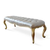 Environmental Painted Custom Bed Foot Stool Ottoman Long Bench