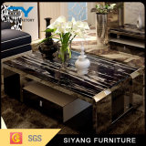 Stainless Steel Furniture Marble Drawer Coffee Table for Sale