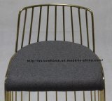 Restaurant Outdoor Metal Furniture Gray Wire Dining Bar Chairs