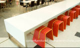 Long Bat Table Fast Food Restaurant Long Dining Table